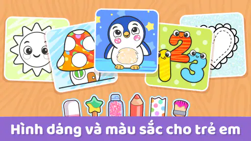 Trò chơi tô màu cho trẻ nhỏ screenshot