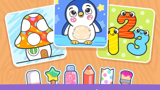 Trò chơi tô màu cho trẻ nhỏ screenshot