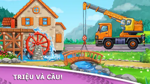 Trò chơi xe trẻ em - xây nhà screenshot