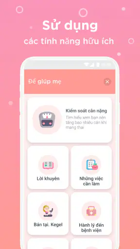 Trợ lý mẹ bầu. Theo dõi thai screenshot
