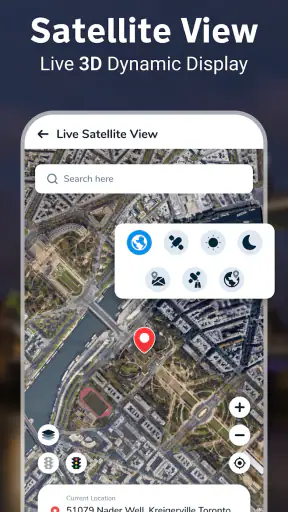 Trực tiếp trái đất Bản đồ HD screenshot