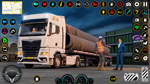 Truck Simulator: 3D Lái xe Tải screenshot