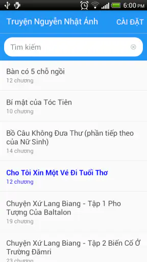 Truyện Nguyễn Nhật Ánh screenshot