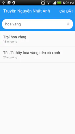 Truyện Nguyễn Nhật Ánh screenshot