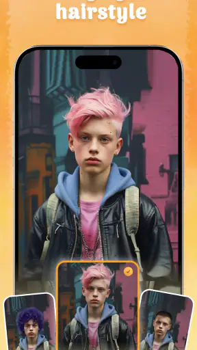 TryStyle: Đổi màu & kiểu tóc screenshot