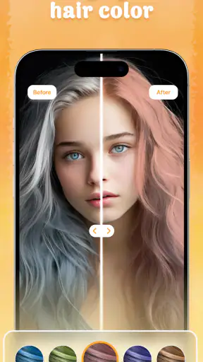 TryStyle: Đổi màu & kiểu tóc screenshot
