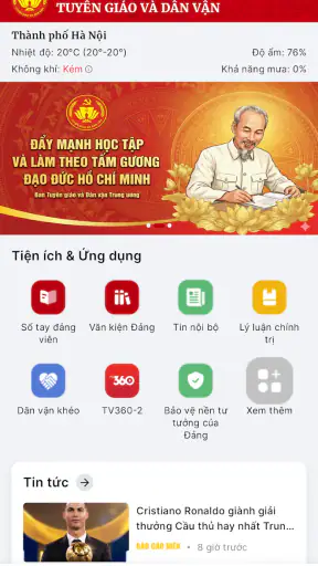 Tuyên giáo và Dân vận screenshot