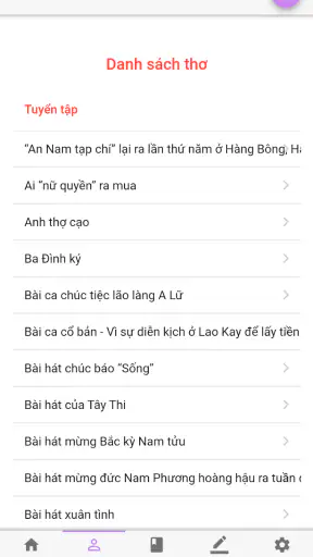 Tuyển tập thơ hay screenshot