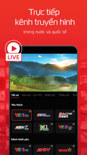 TV360 - Truyền hình trực tuyến screenshot