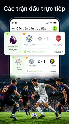 Tỷ số bóng đá: Trực tiếp bóng screenshot