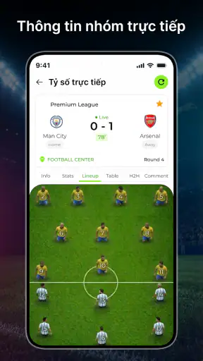 Tỷ số bóng đá: Trực tiếp bóng screenshot