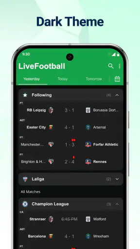 Tỷ Số Bóng Đá Trực Tuyến screenshot