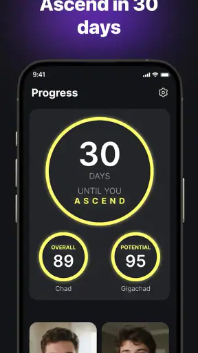 UCHAD AI Looksmax Face Rating screenshot