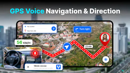 Ứng dụng dẫn đường GPS Maps screenshot