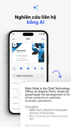 Ứng dụng quét danh thiếp screenshot