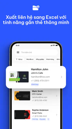 Ứng dụng quét danh thiếp screenshot