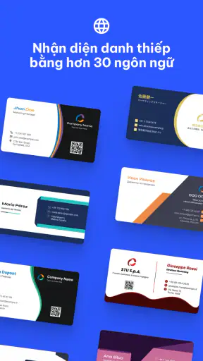 Ứng dụng quét danh thiếp screenshot