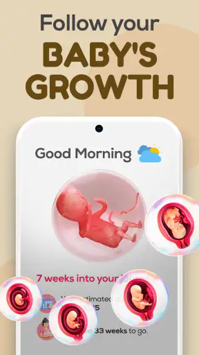 Ứng dụng theo dõi thai kỳ screenshot