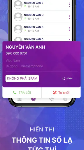 vCaller chặn gọi spam, đòi nợ screenshot