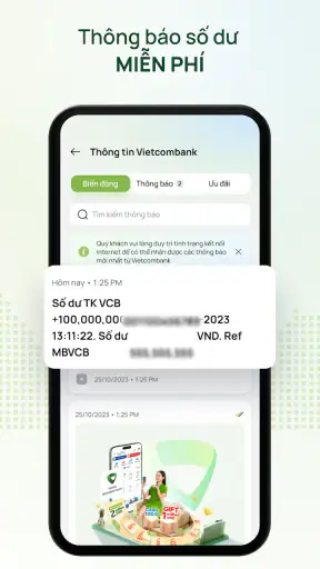 VCB Digibank screenshot