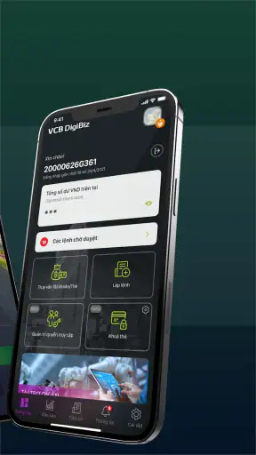 VCB DigiBiz screenshot