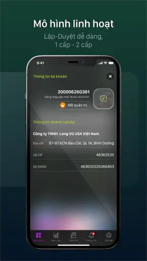 VCB DigiBiz screenshot