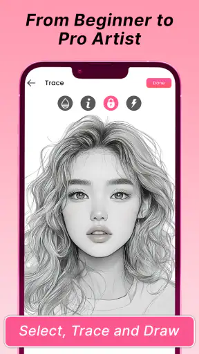 Vẽ Anime Phác thảo và đồ họa screenshot