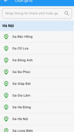 Vé tàu screenshot