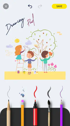 Vẽ: Theo dõi để phác thảo screenshot