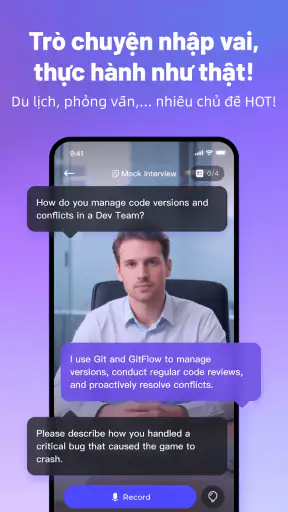VeeTalk - Luyện nói tiếng Anh screenshot