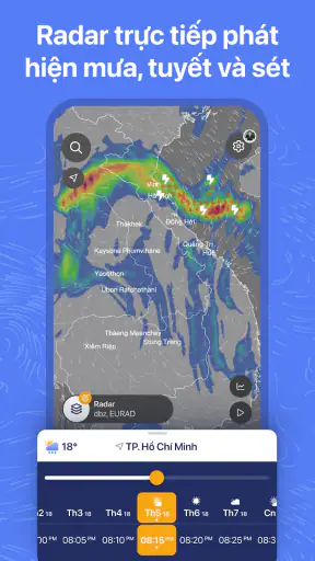 Ventusky: Dự Báo Thời Tiết screenshot
