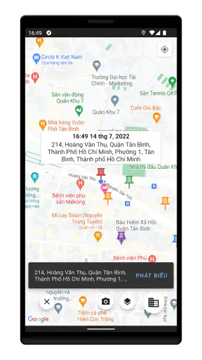 Vị trí của tôi: Chia sẽ vị trí screenshot