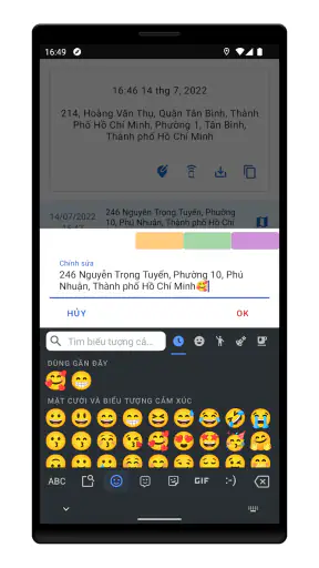 Vị trí của tôi: Chia sẽ vị trí screenshot