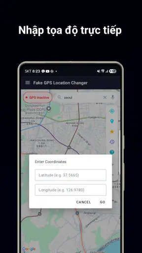 Vị trí GPS giả mạo screenshot