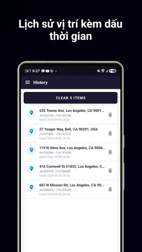 Vị trí GPS giả mạo screenshot