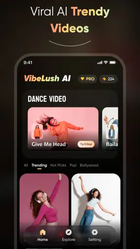 Vibelush AI : AI Dance Video screenshot