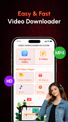 Video Downloader & HD Player screenshot
