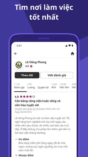 Việc làm Indeed screenshot