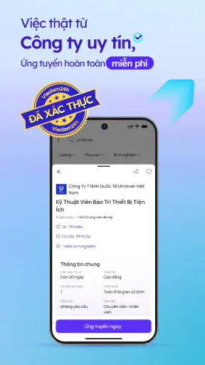 Vieclam24h: Tìm Việc Nhanh screenshot