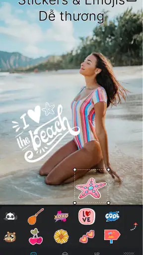 Viết chữ lên ảnh, Text Art screenshot