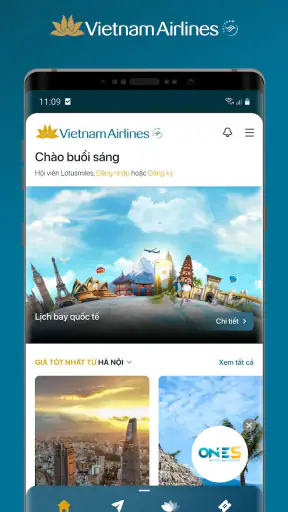 Vietnam Airlines screenshot