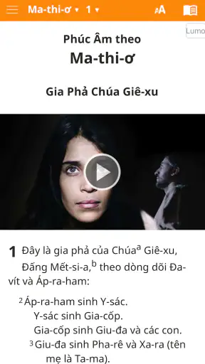 Vietnamese Bible screenshot