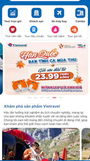 Vietravel screenshot