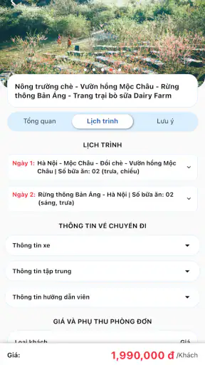 Vietravel screenshot