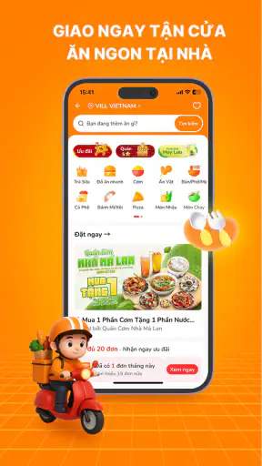 VILL: Đặt xe & giao đồ ăn screenshot