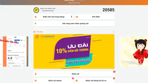 Vinaresearch screenshot