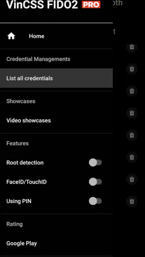 VinCSS FIDO2 screenshot