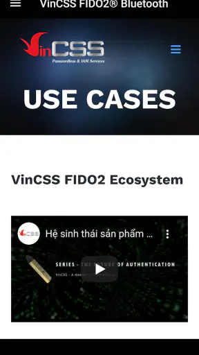 VinCSS FIDO2 screenshot