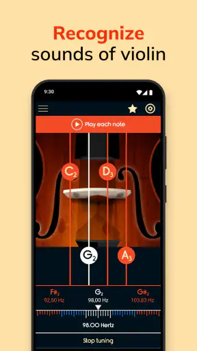 Violin Tuner screenshot