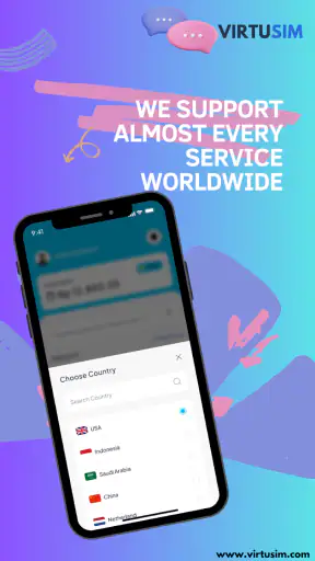 VirtuSIM - SMS Virtual screenshot